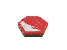 hexagon box, hexagonal tin, hexagon metal box