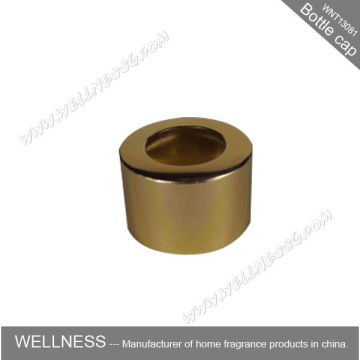 golden aluminium reed difffuser glass bottle cap