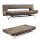 Coaster Stoff Polsterung Doppel-Lounge-Schlafsofa