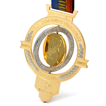 Engravable Gold Medal Laser Engraved Medals