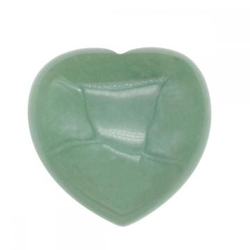 40X40X20MM Natural Green Aventurine Heart for women Chakra healing Jewelry without hole