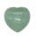 40X40X20MM Corazón de aventurina verde natural para mujeres Joyería curativa sin agujero de Chakra