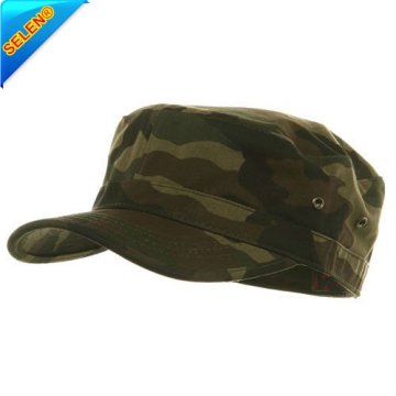 Forest Camo Trendy Military Fitted Cap