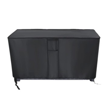 Waterproof Outdoor Storage Box Cover for Keter XXL 230 Gallon Deck Box - Black