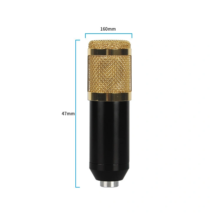 Mobile Phones and Computers USB Wired Condenser Microphone with Holder