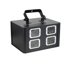 Laser Light DJ 4 Lens Laser Light Show - 4-Eye 4 Heads Square Double Layer RGB Full Color