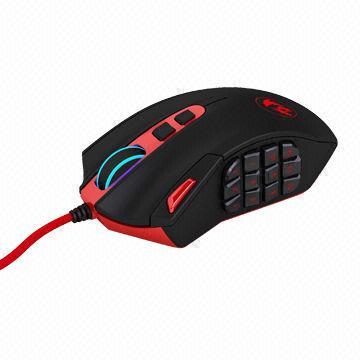 Laser Gaming Mouse, 19-key, 16400CPI, Specialized Software, Supports