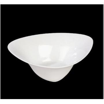 9\" Porcelain Triangle Bowl