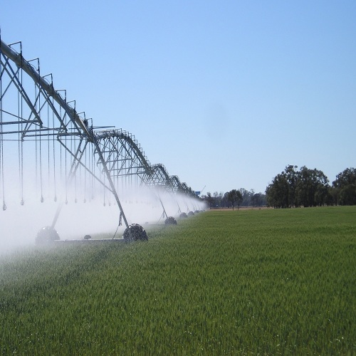 Machine de système d&#39;irrigation pivot central pour les grandes zones de champ de maïs