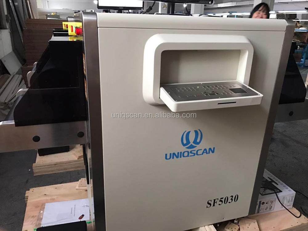 UNIQSCAN Small size Baggage X ray scanner SF5030 with Customize digital cameras for airport