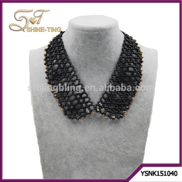 2015 fashion designed necklace handmade acrylic bead necklace collar necklace