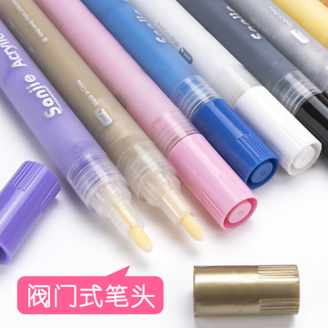 0.7mm Extra Fine Point Acrylic Paint Markers Set - Permanent Water Based Art Markers