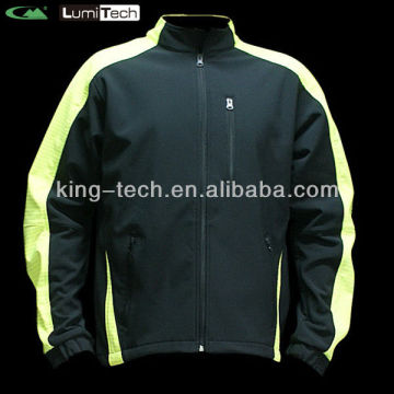 Men's reflective jacket sportswear reflective chevron