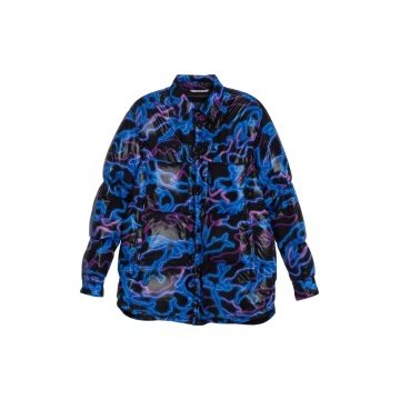 Veste cool psychédélique bleue