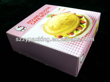 tuck top corrugated paper cake mould packing box