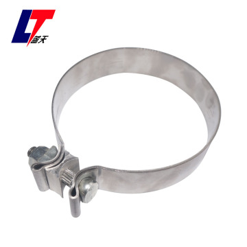 5" stainless single bolt pipe clamp SBC500SS