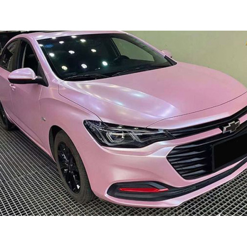 vinilo de envoltura de coche rosa de princesa metálica satinada