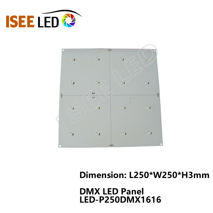 أضواء لوحة DMX RGB LED الموسيقى المنشط