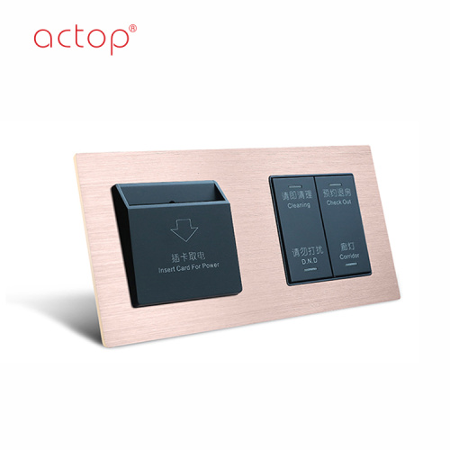 Shenzhen Actop kabel 3 Gang Smart hotel Switch