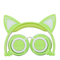 Glowing cat headphones children Macoron Color headphones