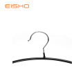 Black PVC Coated Clothes Hanger With Hook