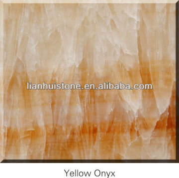 Chinese Yellow Onyx yellow marble tile