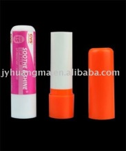 plastic lip balm tube container with many color