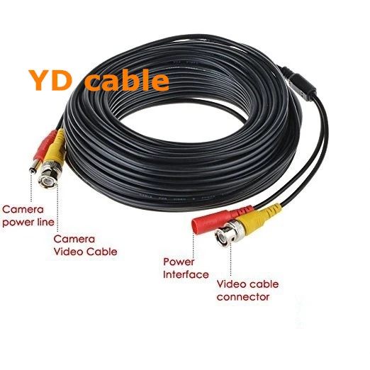 Coaxial Cable CCTV Siamese Rg59 with 2c Power Cable Camera Monitor Communication Cables