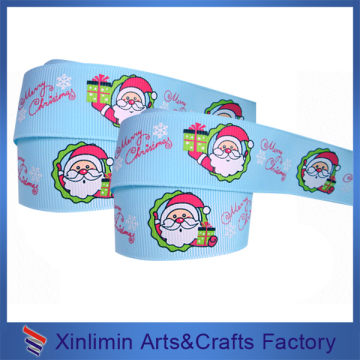 2016 christmas printed company logo ribbon