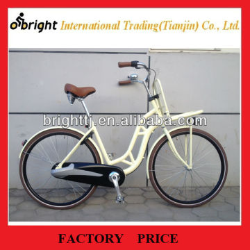 28 yellow dutch style bicycle made in Tianjin,China