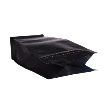 Sac à café noir mat kraft 1lb