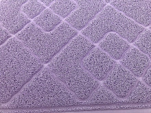 Very easy to clean embossed floor mat