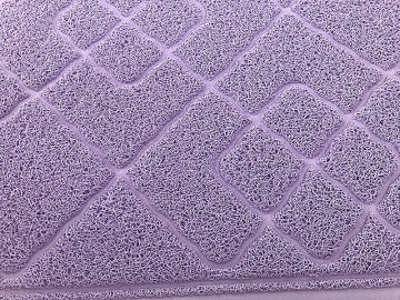 Very easy to clean embossed floor mat