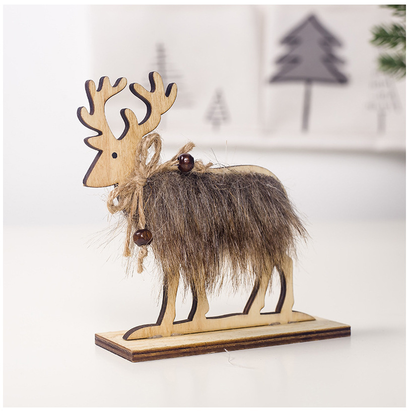 DIY Creative Small Hollow Christmas Wooden Ornaments For Home Christmas Party Ornament Decorations Kids Gift Supplies