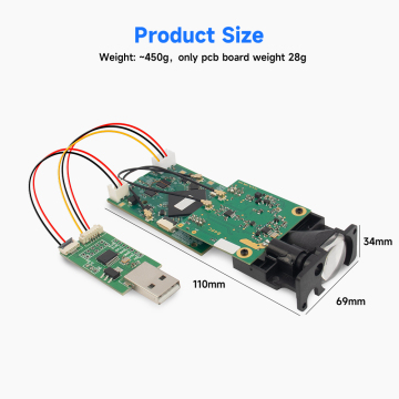 25M Laser Distance Module 790HZ High Frequence Sensor