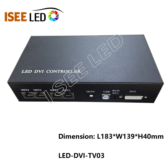 ISEELED DVI LED المراقب المالي Madrix Compatiable