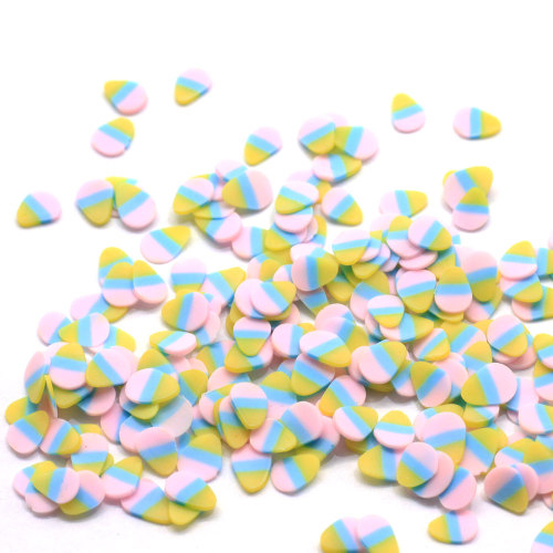 500g Ice-Cream Cone Slices Polymer Soft Clay Sprinkles For Crafts DIY Nail Art Decorations Cake Dessert Phone Accessories