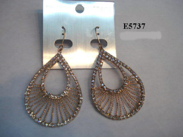 diamond hoop earrings