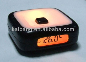 Promotion Gift Color Changeable LCD clock
