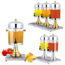 Commercial Hotel Juice Separator Jar - Transparent Visual Dispenser for Fruit Juices