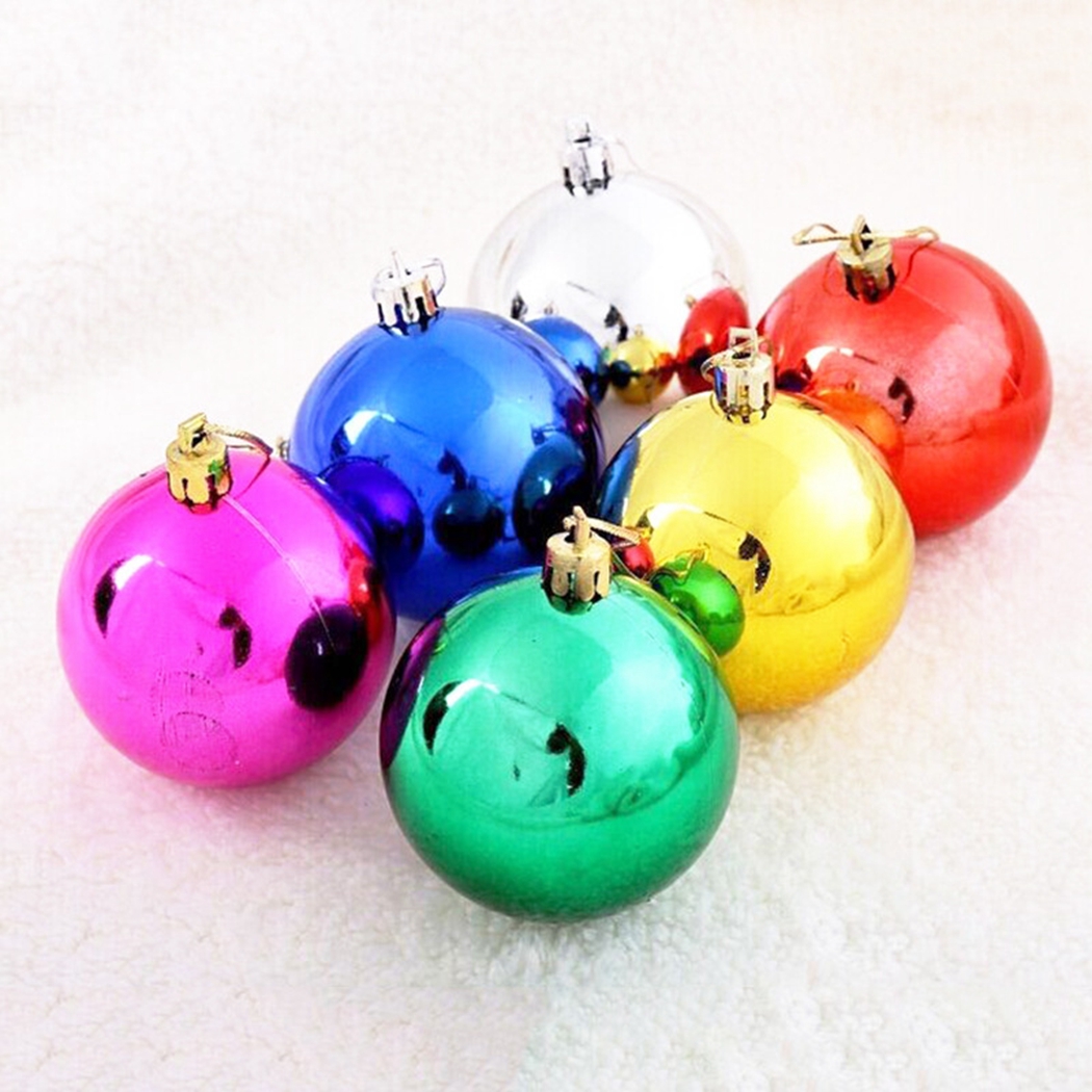 12pcs/lot 30mm Christmas Tree Decor Ball Bauble Xmas Party Hanging Ball Ornament Decorations for Home Christmas decorations Gift