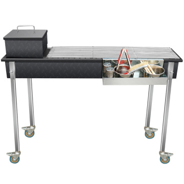 180cm Charcoal Smokers Outdoor Foldable BBQ Grills