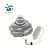 Enjoywater Brand Swim Lane Pool Floating Rock Fountain With Connection Kits