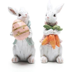 Figurin Bunny (Easter White Rabbit 2pcs)