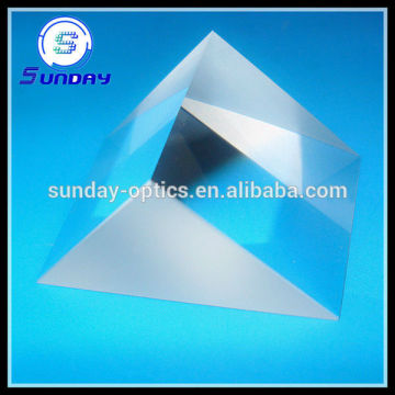 Optical galss right angle prism with external aluminum coating