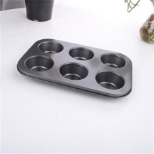6 round cupcake mold tray for oven baking