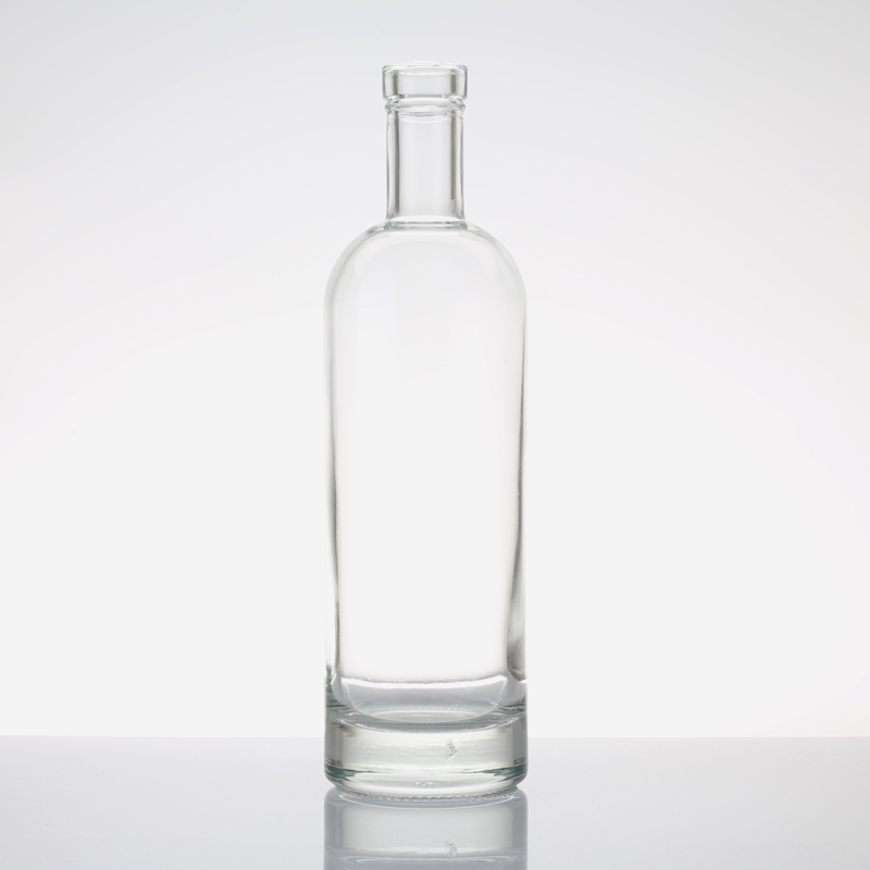 Beauty female glass bottle