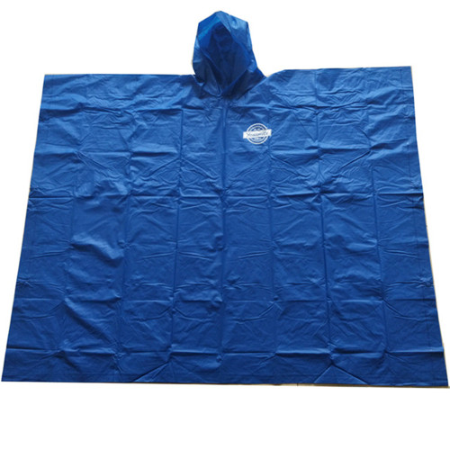 Logo Disesuaikan Dicetak PVC Rain Poncho