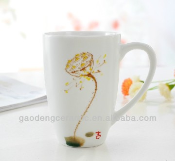 Newest white ceramic mugs bulk