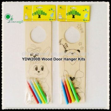 DIY Wooden Door Hanger for kids